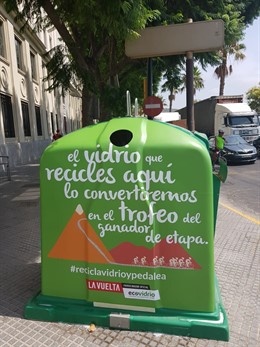 Campaña de reciclado en La Vuelta 