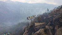 Controlado el incendio en el paraje de 'El Palancar' en Tarifa (Cádiz)