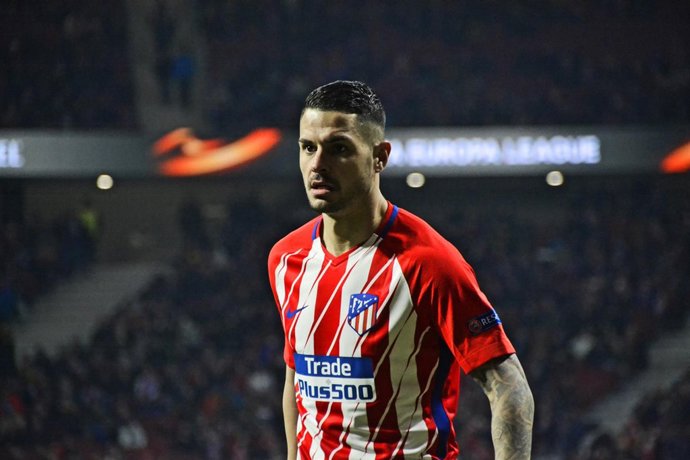 Vitolo, jugador del Atlético de Madrid, durante un partido