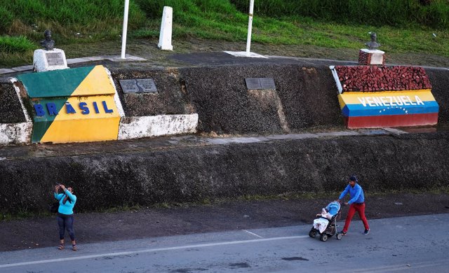 Frontera entre Brasil y Venezuela en Roraima