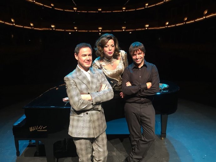 Àngel Llàcer (centre), Ivan Labanda i Manu Guix