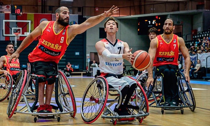 España gana en el Mundial de baloncesto en silla de ruedas