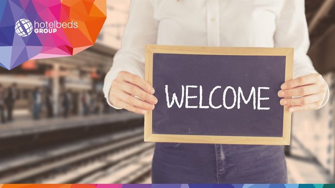 Imagen promocional del servicio de asistentes de Hotelbeds