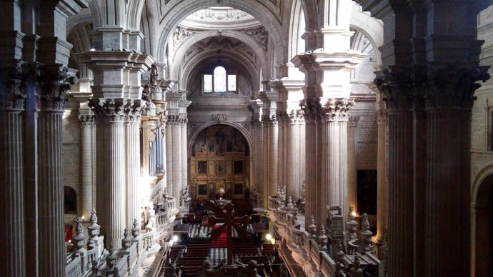 Interior de la Catedral desde las galerías altas en una imagen de archivo.