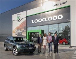 Skoda Karoq color verde esmeralda