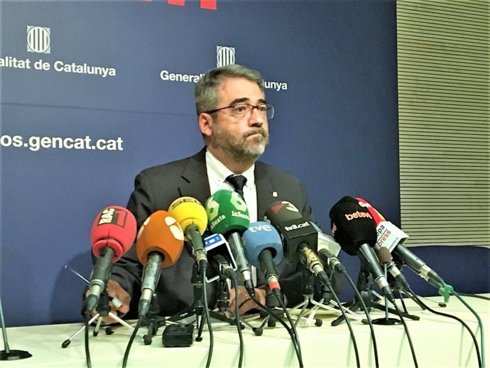 El director dels Mossos d'esquadra, Andreu Joan Martínez