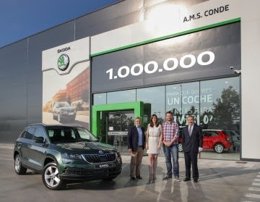 Skoda Karoq color verde esmeralda
