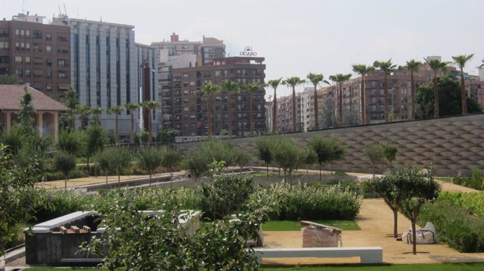 Parte del Parque Central entre Malilla y Russafa 