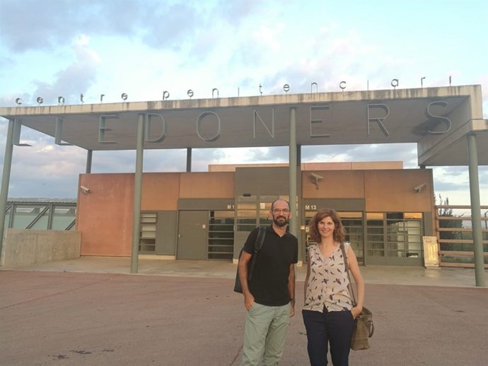 L'alcalde de Sabadell, Maties Serracant, a la sortida de la presó de Lledoners