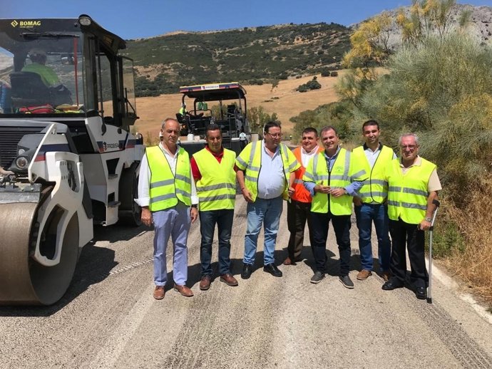 Obras en las carreteras de la Axarquía 