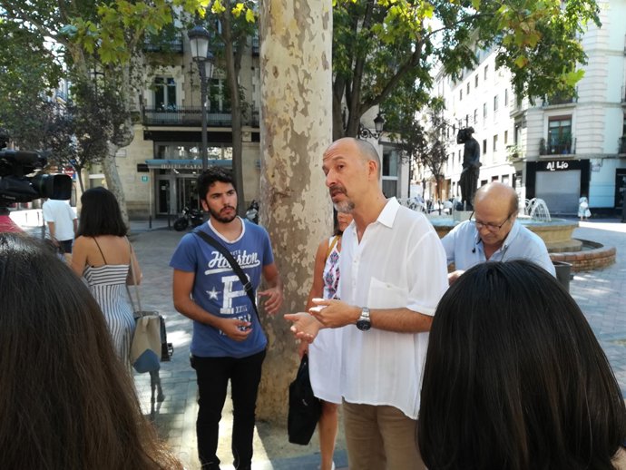 El portavoz de CHA en el Ayuntamiento de Zaragoza, Carmelo Asensio