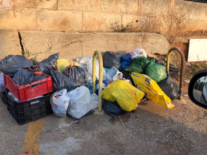 Basura del sistema de recogida puerta por puerta en Inca