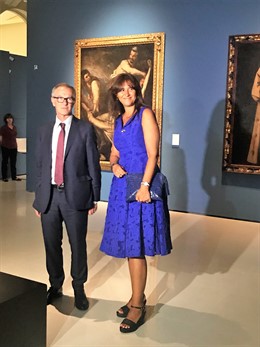 El Ministre José Guirao i la Consellera Laura Borràs