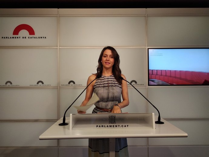 La líder de Cs a Catalunya,  Inés Arrimadas