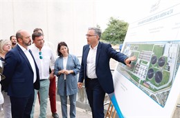 El vicepresidente regional Pedro Rollán en una visita a Pinto