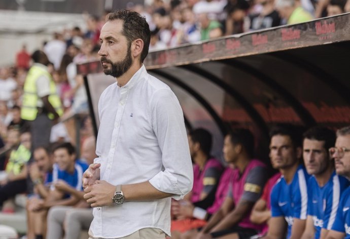 El técnico del Sevilla, Pablo Machín