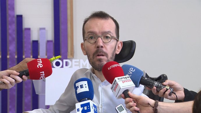 Pablo Echenique, secretario de organización de Podemos