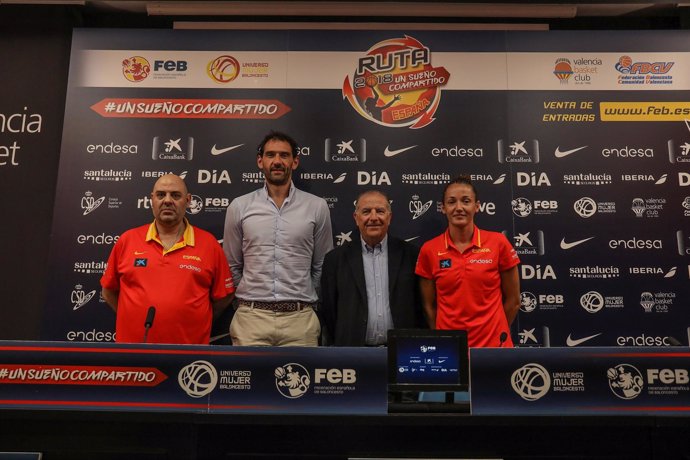 Garbajosa, Mondelo, Laia Palau y Paco Raga en presentación Torneo de Valencia