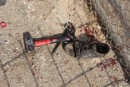 Material utilizado contra los agentes en el salto a la valla de Ceuta