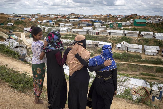 Adolescentes rohingyas en Bangladesh