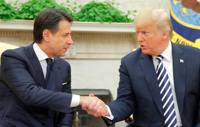 Giuseppe Conte y Donald Trump
