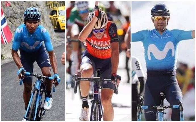 Quintana, Nibali y Valverde, candidatos en La Vuelta 2018
