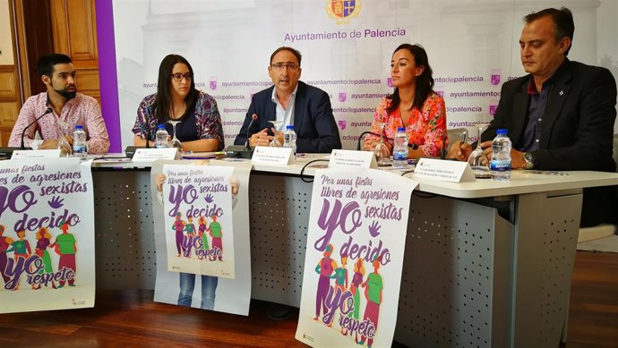 Polanco en la presentación de la iniciativa contra agresiones sexistas