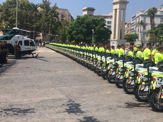 Dispositivo de la GUARDIA CIVIL para la Vuelta a España