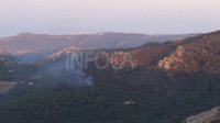 Continúan las tareas contra el incendio del paraje de 'El Palancar' en Tarifa (Cádiz) tras extinguir una reproducción