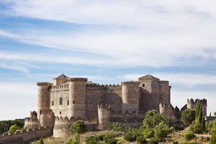 Castillo De Belmonte En La Provincia De Cuenca