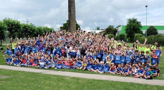 Participantes en las actividades de verano del IMD de Santander