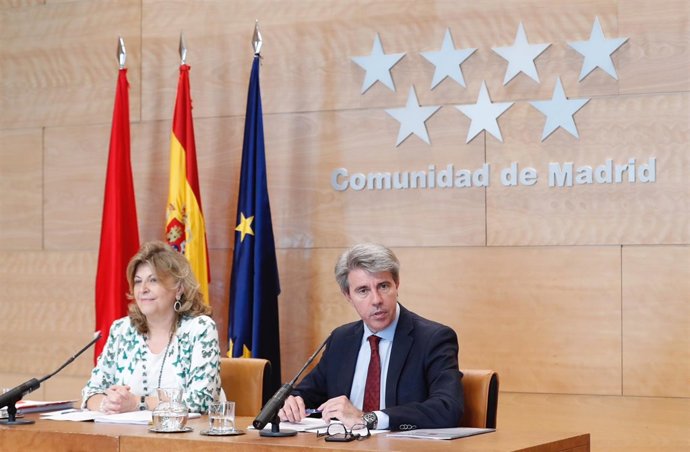 El presidente de la Comunidad de Madrid, Ángel Garrido, en consejo de Gobierno