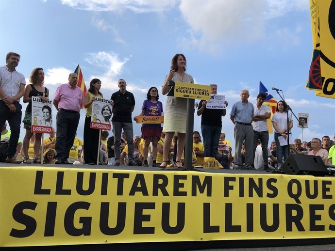 La presidenta de l'ANC, Elisenda Paluzie