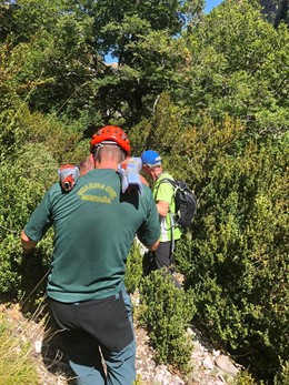 Uno de los rescates de este fin de semana.