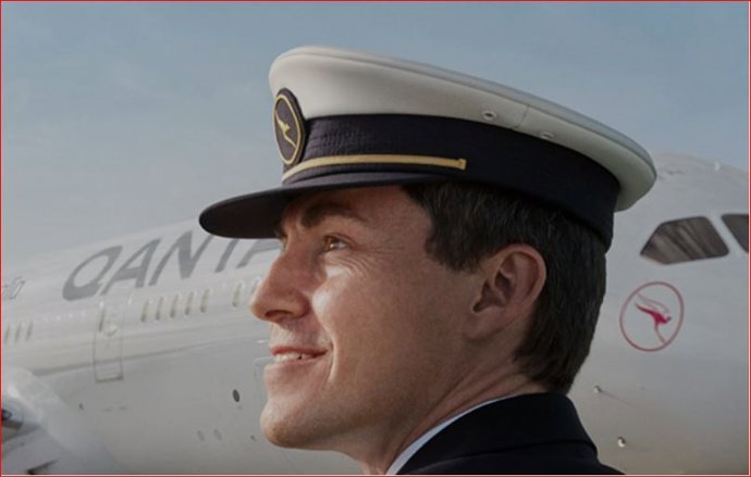 Piloto de aerolínea Qantas