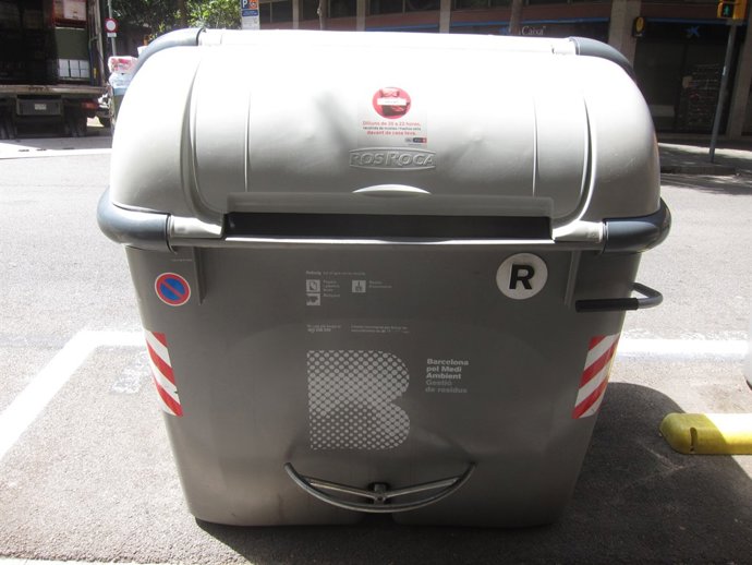 Contenidor gris de Barcelona