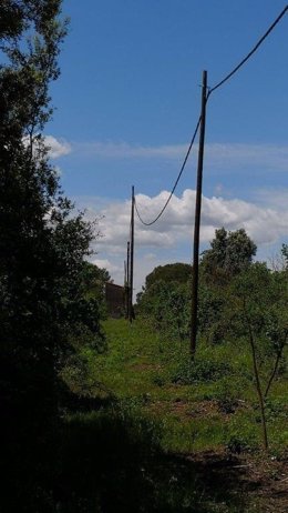 Red eléctrica de baja tensión en L'Ametlla del Vallès (Barcelona)