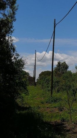 Xarxa elèctrica de baixa tensió a l'Ametlla del Vallès (Barcelona)