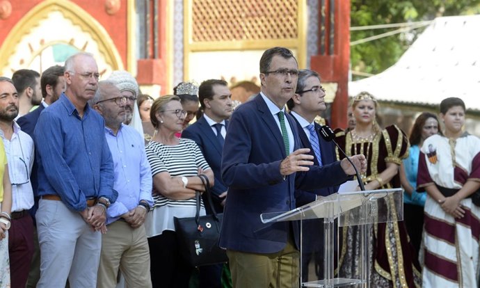 El alcalde de Murcia, José Ballesta presenta novedades Feria Septiembre