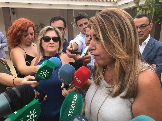 La presidenta de la Junta de Andalucía, Susana Díaz. 