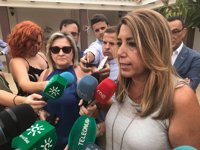 Susana Díaz critica "la demagogia" del PP en inmigración y recuerda que la respuesta debe ser "responsabilidad de todos"