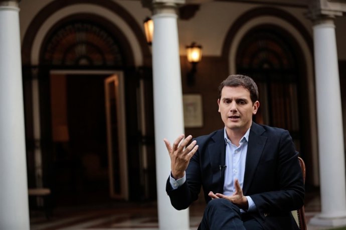 El president de Cs, Albert Rivera