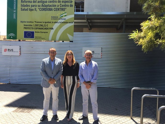 Visita a las obras del Centro de Salud Avenida América