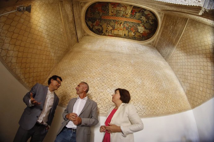 El consejero de Cultura, en la Alhambra de Granada