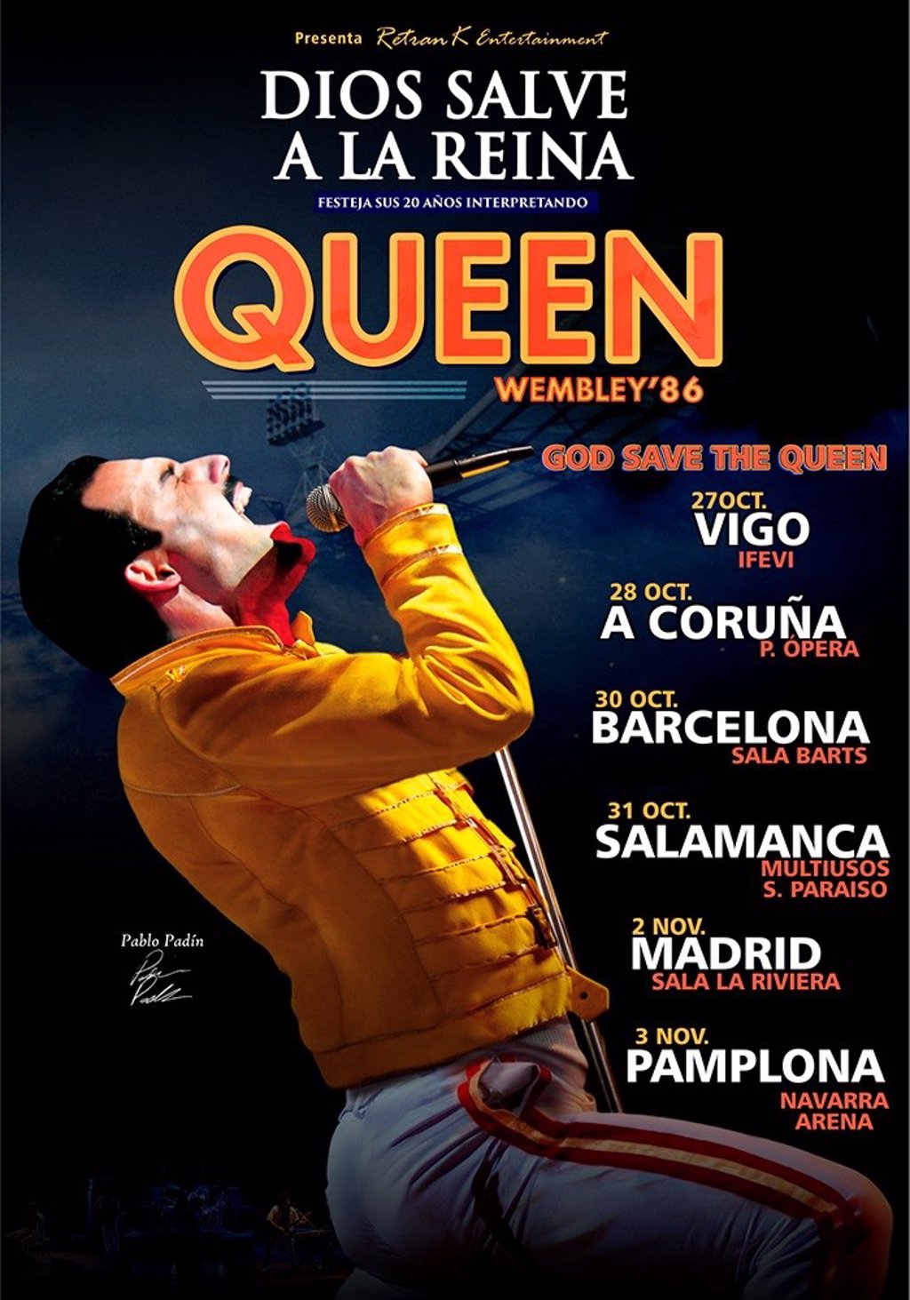 God Save the Queen reviven el directo Wembley 86 en una gira española