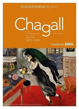 Exposición sobre Marc Chagall en el Guggenheim Bilbao.