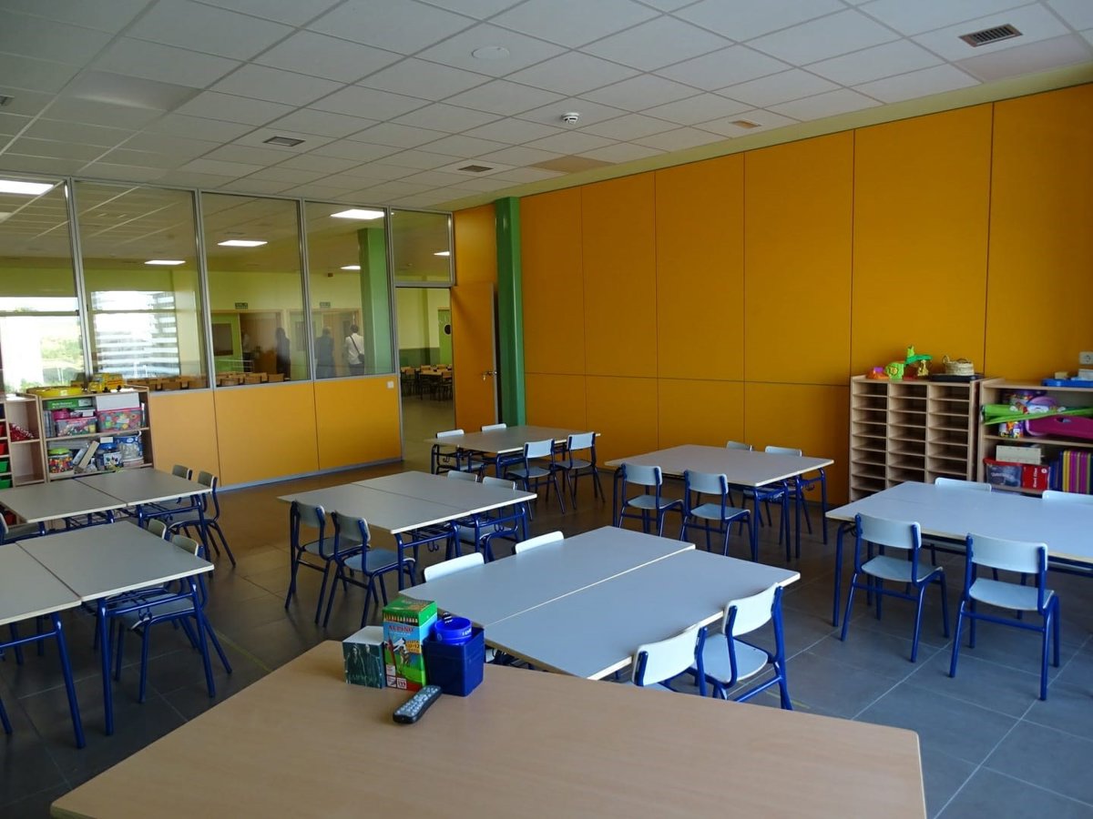El colegio Alfredo Di Stefano de Valdebebas alberga tres aulas