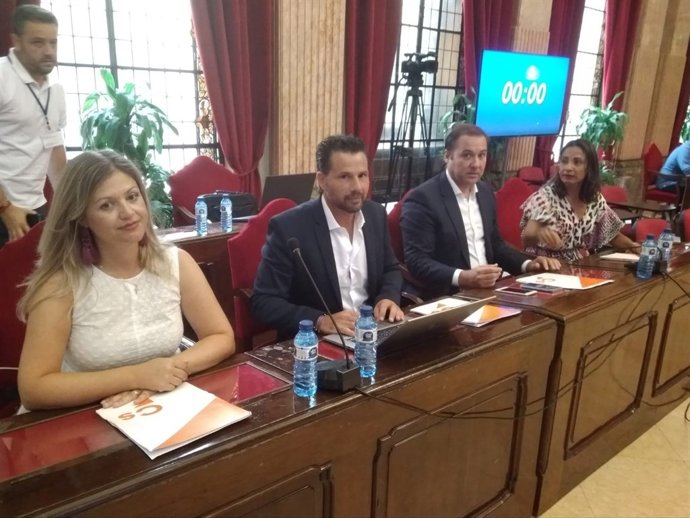 Concejales Ciudadanos Murcia en Pleno Ayuntamiento