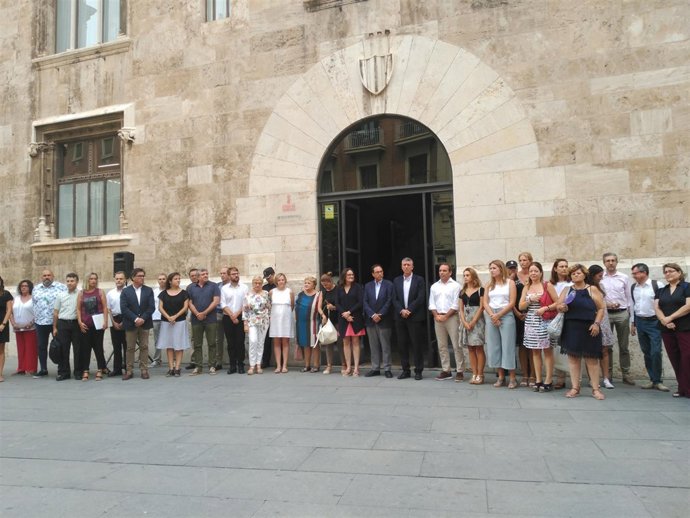 Concentración en rechazo al crimen de Ivanka