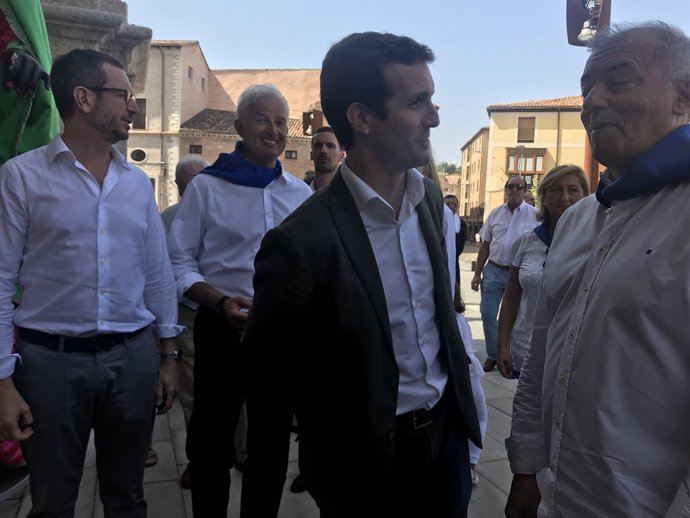El president del PP, Pablo Casdo, a Tarassona